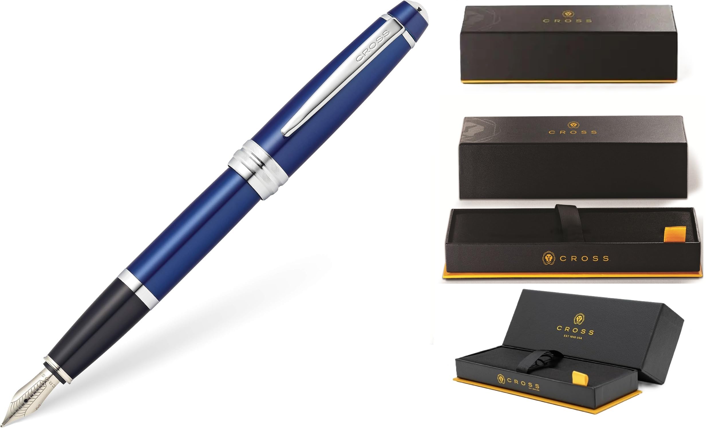 Pluma estilográfica Cross Bailey azul, el regalo elegante e ideal 4