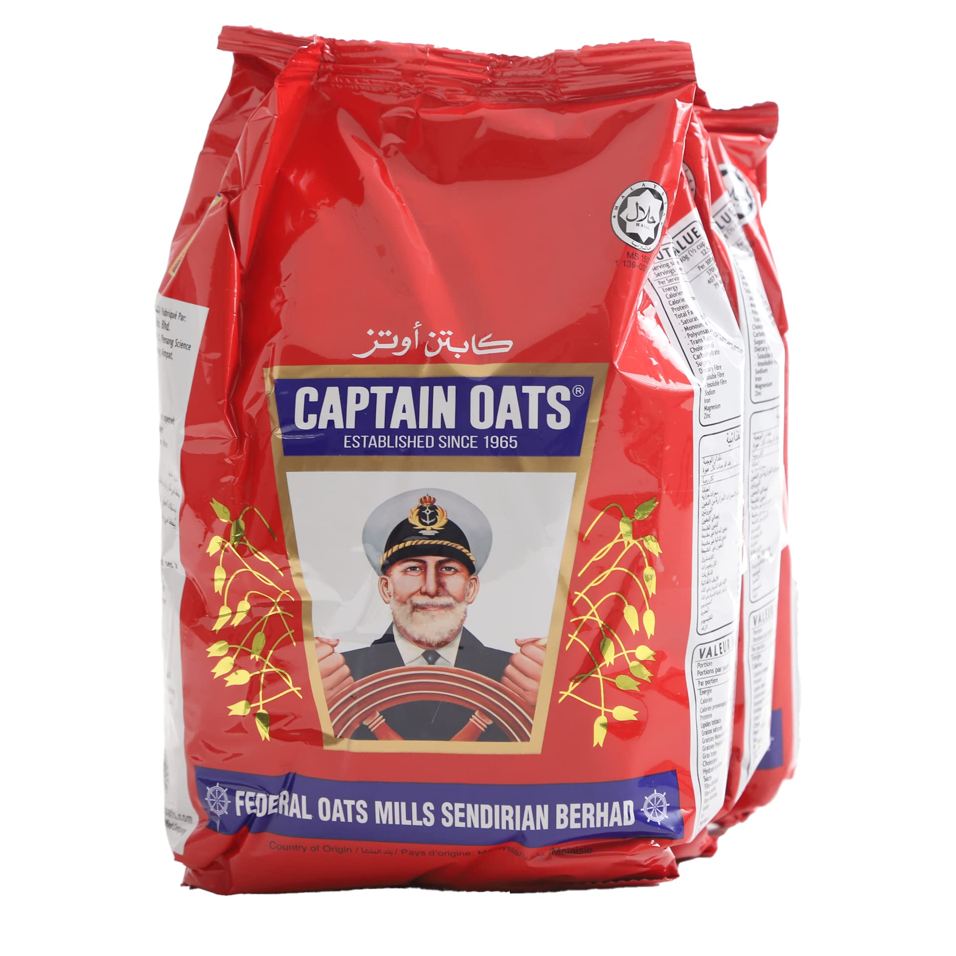 Captain Quick Cooking Oats- 3X500g