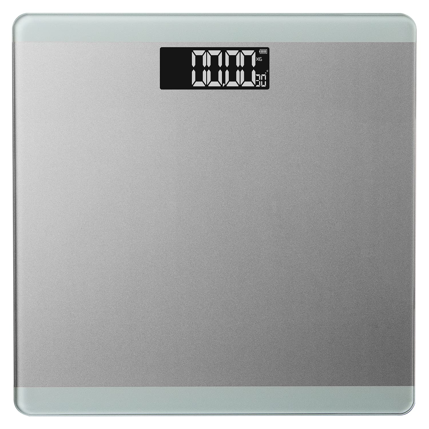AQUARIUS3 in 1 Digital Bathroom Scales with Step-On Technology and Auto Shut Off, Max 180kg, 4 Colours - Silver