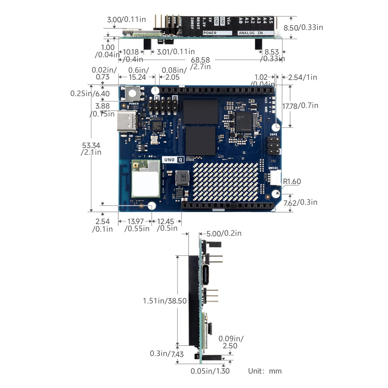 Carte d'extension de type C avec application, 16 g sans boîtier
