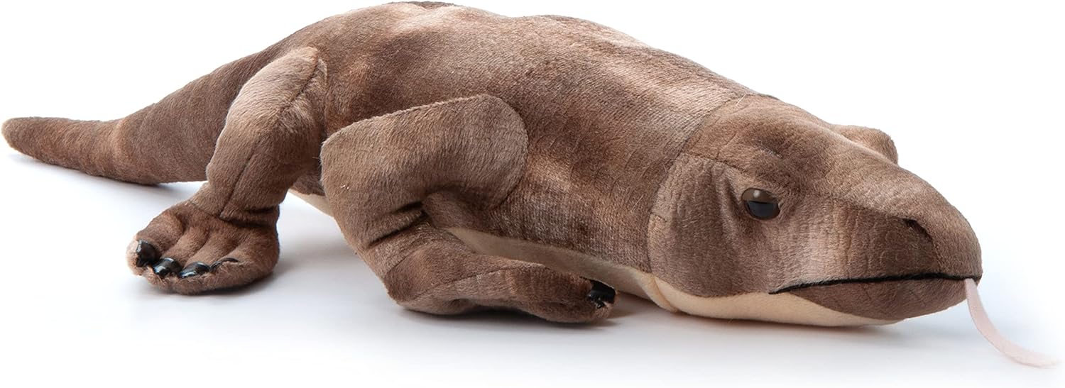 The Petting Zoo Komodo Dragon Stuffed Animal, Gifts for Kids, Wild Onez Zoo Animals, Komodo Dragon Plush Toy 20 inches