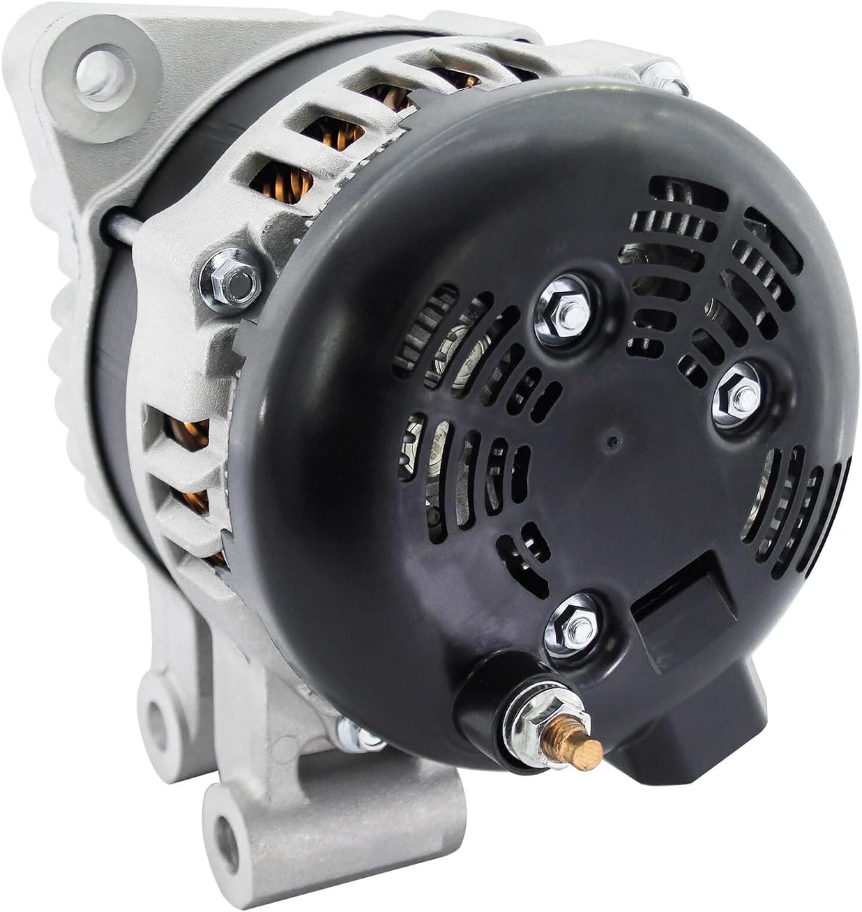 Detroit Axle - Alternator for Chevrolet Traverse GMC Acadia Buick Enclave Saturn Outlook Acadia Limited [170 A/14 V, CW Rotation, 6-Groove Clutch Pulley], Alternator with Pulley Replacement