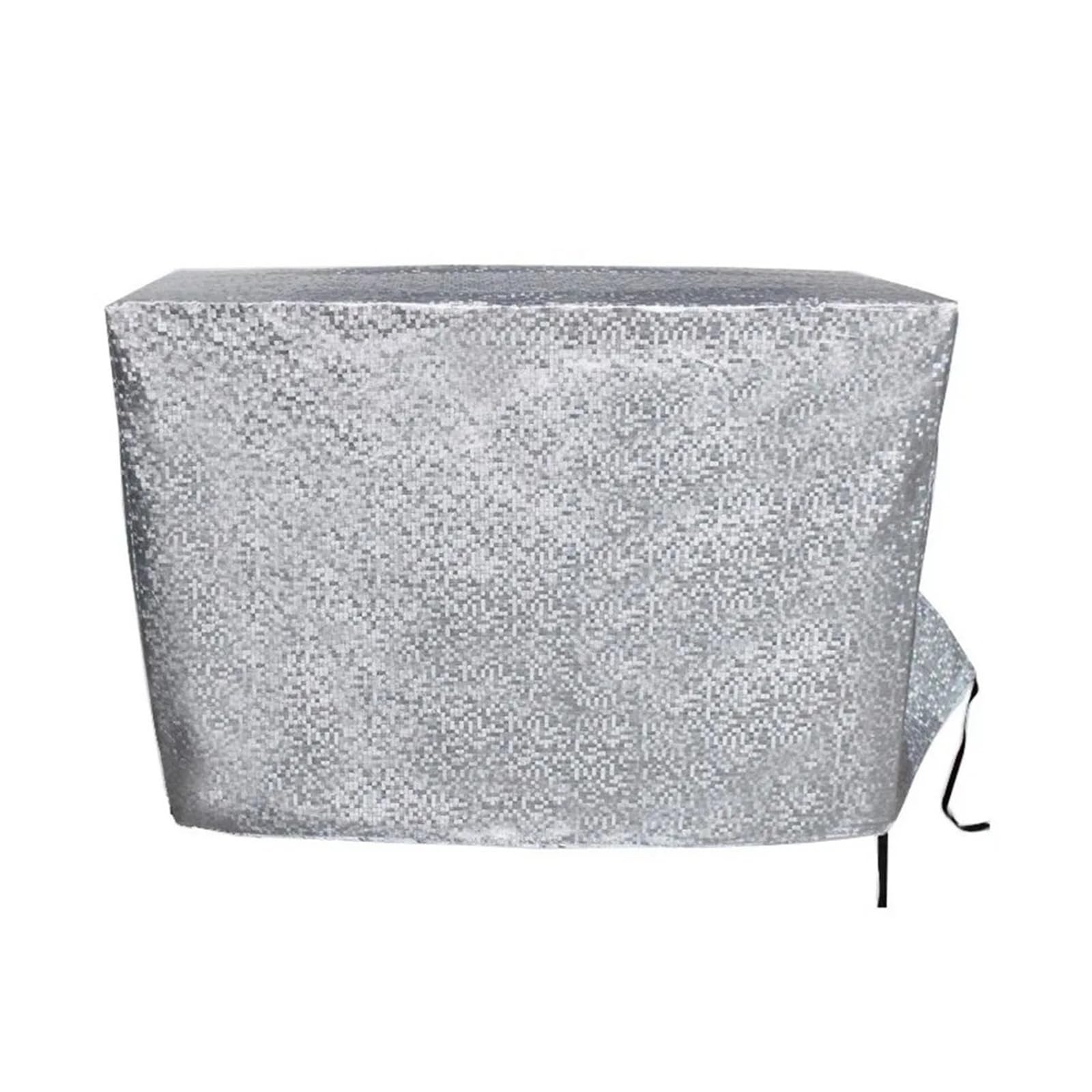 HIZON Thickened Air Conditioner Cover Multisize Dustproof Waterproof Dust Cover Silver Sunscreen Cover Outdoor(3P)