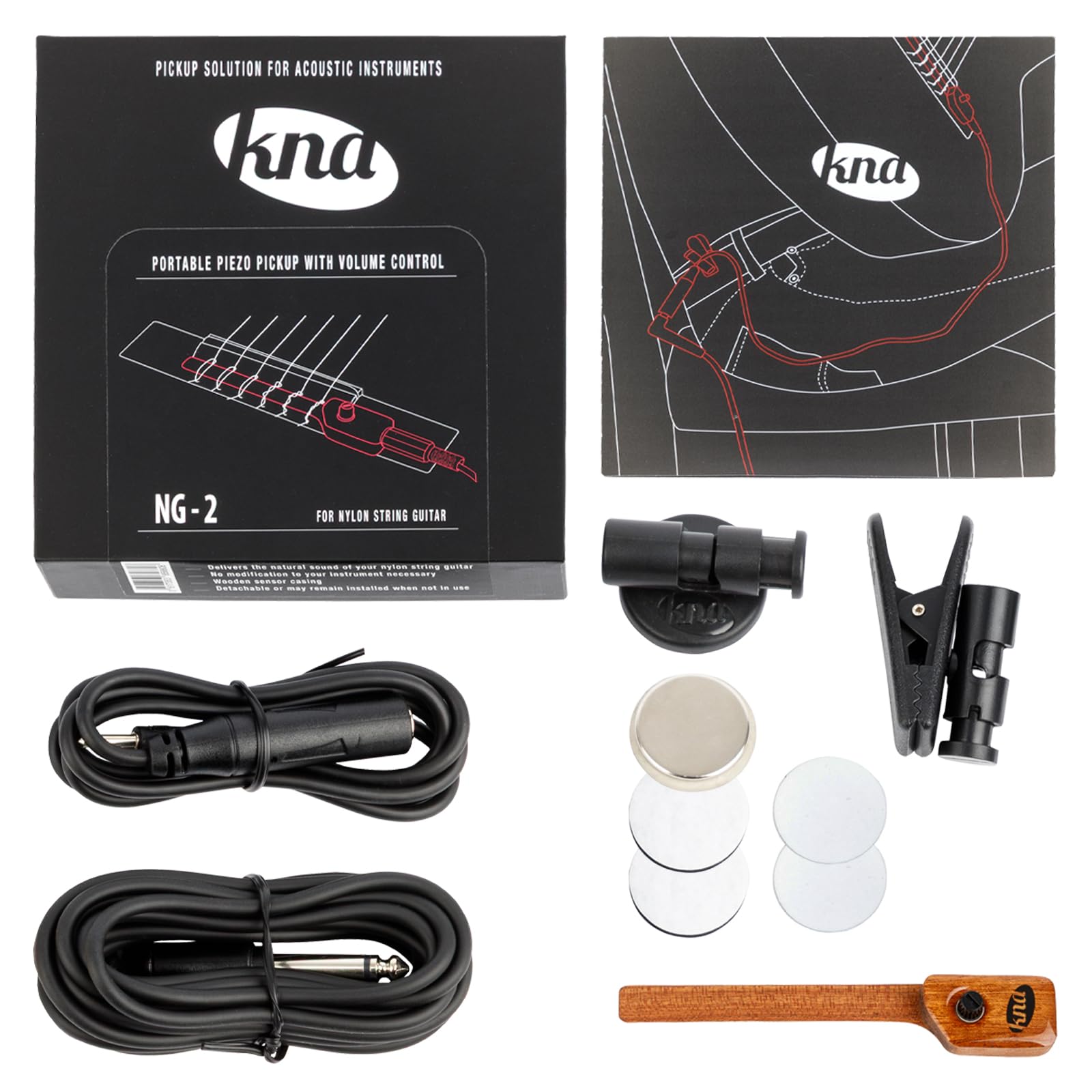 KNA Pickups Pastilla de guitarra clásica (NG-2)