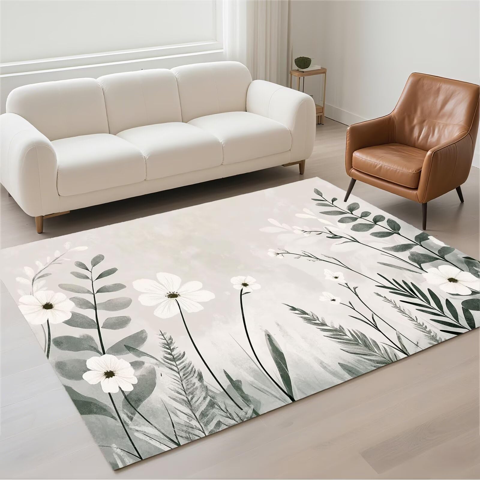 Tapis de salon doux 60x90cm parfait pour sublimer une table de salle à manger