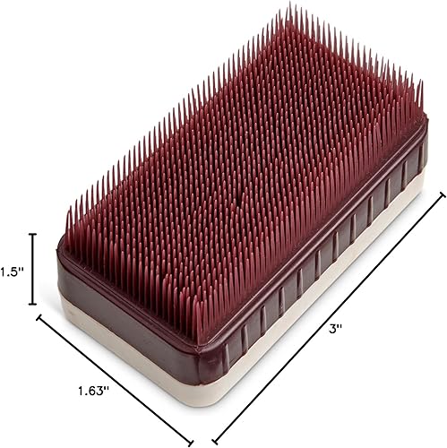 Miniatura 7 de HIC Kitchen Cepillo de hongos y limpiador de verduras, cerdas de doble textura