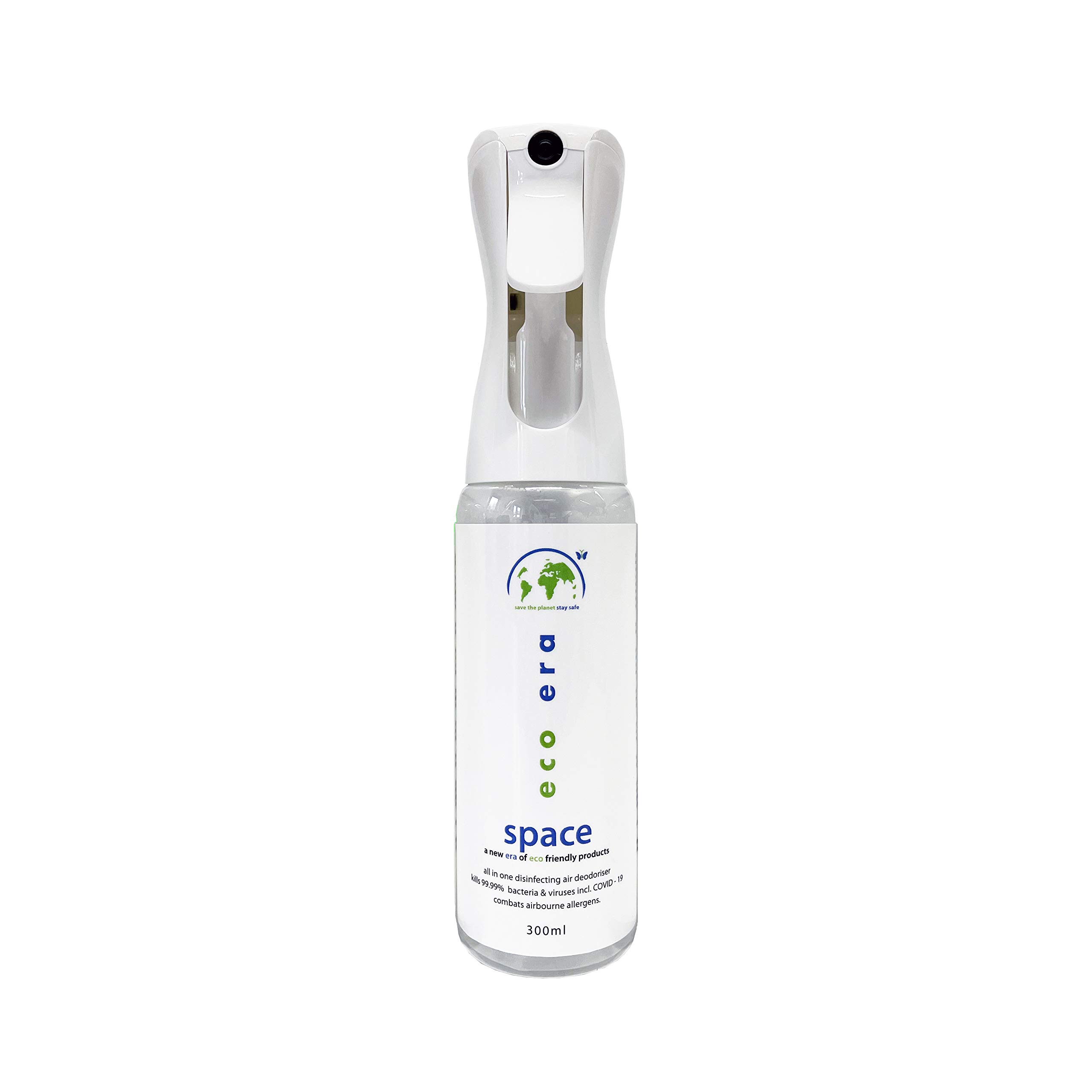 eco era Space 300ml, an All in 1 air and Fabric Cleaner, Disinfectant and deodorising Mist Spray
