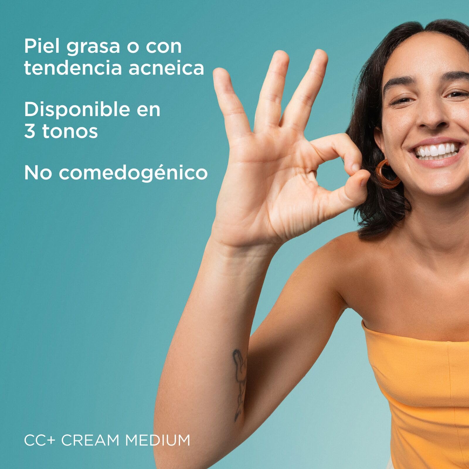 ISDIN Acniben CC+ CREAM SPF30 - Copertura idratante anti-imperfezioni per pelli grasse o con tendenza acneica, opacizza e idrata istantaneamente - 40 ml