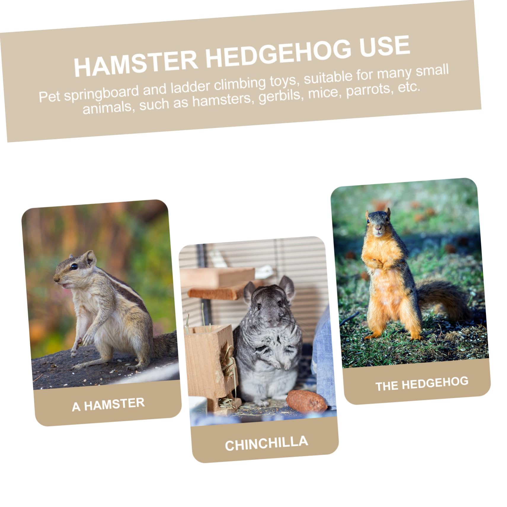 Comedero de Madera Conejos Roedores Soporte Multifuncional de Organizador de Mascotas de Doble Rejilla Cajas Pequeños