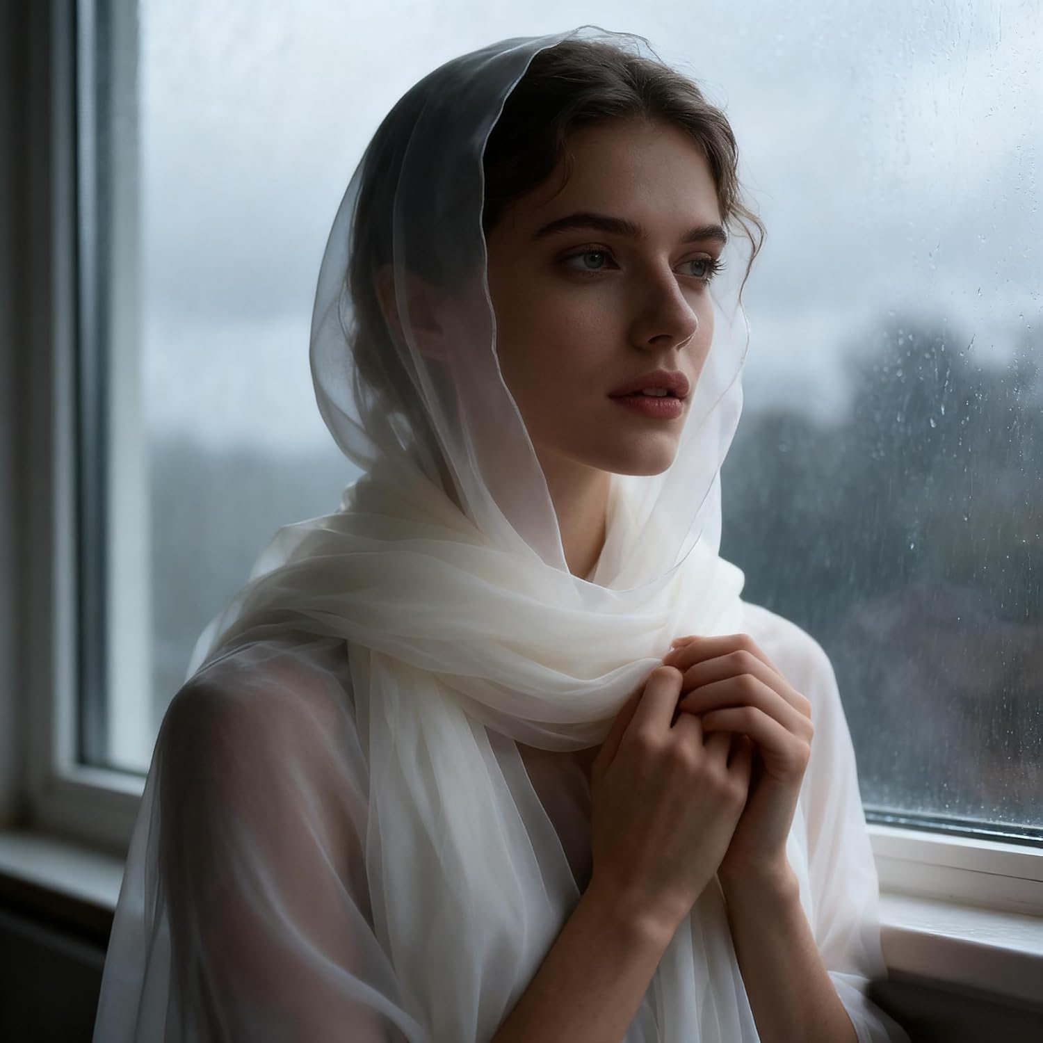 K-Elewon Solid Color Silk Feeling Scarf Fashion Scarves Wrap Long Lightweight Shawls for Women - Image 4