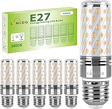 E27 LED Bulbs Warm White 10W 3000K, E27 Edison Screw Light Bulbs, 100W Incandescent Equivalent, 1700LM Non-Dimmable Corn Light for Home Lighting, 220-240V, Pack of 6[Energy Class C]
