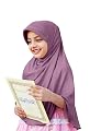Mehar Hijab's Polycotton Girls Female Scarf Little Maale Long Hijab S (Small, Coffee),Black