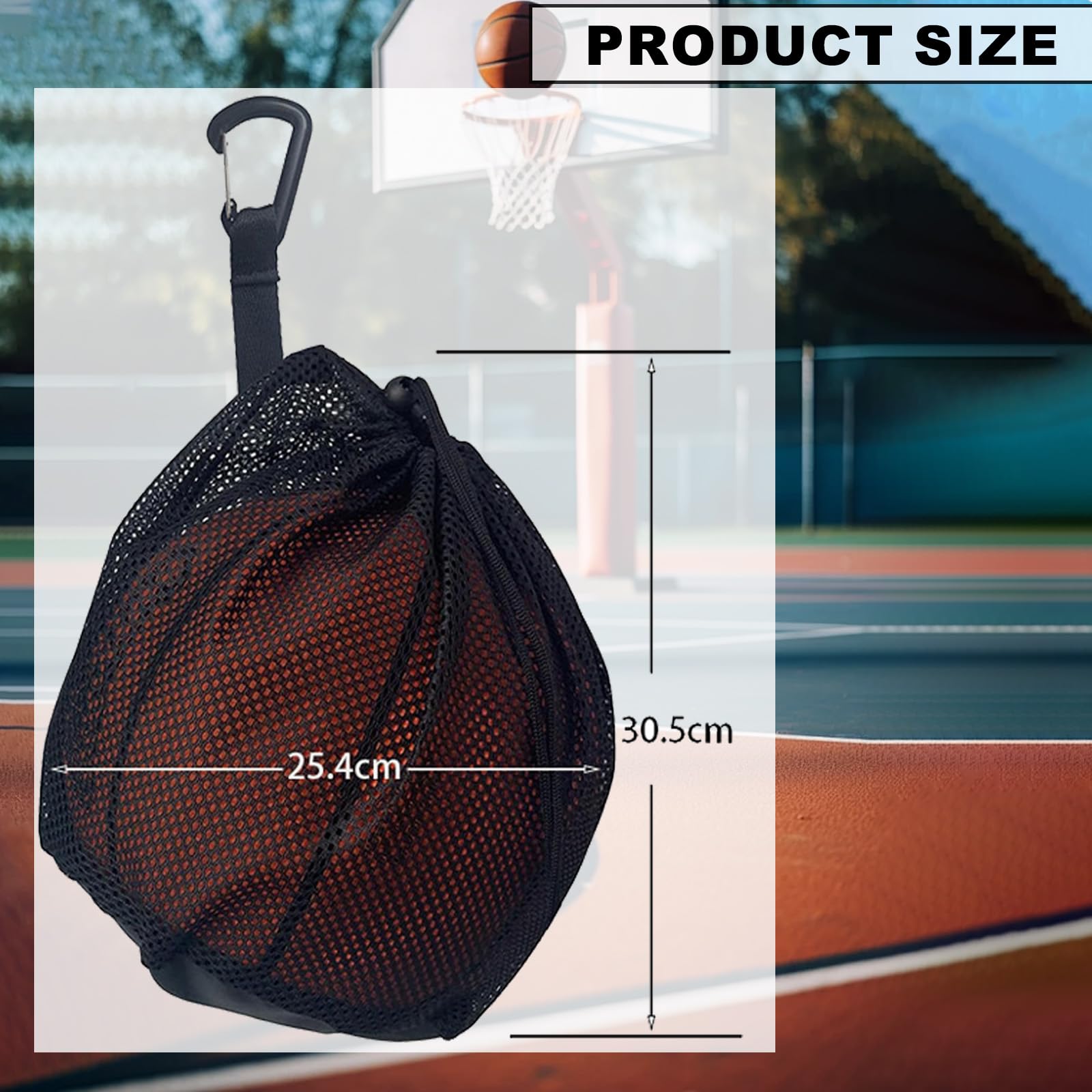 Sac De Sport Polyvalent - Bandoulière pour Ballon De Basketball, Football, Tennis - Accessoires Sportifs pour Enfants - Filet Basket - Cartable Garçon