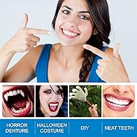 Vista 6 de Kit de reparación de dientes – 1.05 oz de repuesto de dientes con cuentas moldeables de ajuste térmico para la restauración temporal de dientes