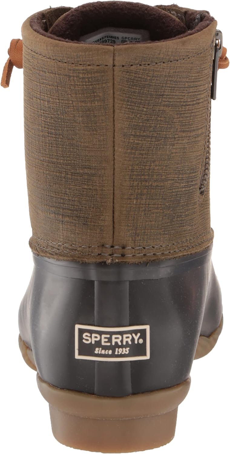 Sperry Women's Saltwater Core Boots 6.5 Brown/Olive