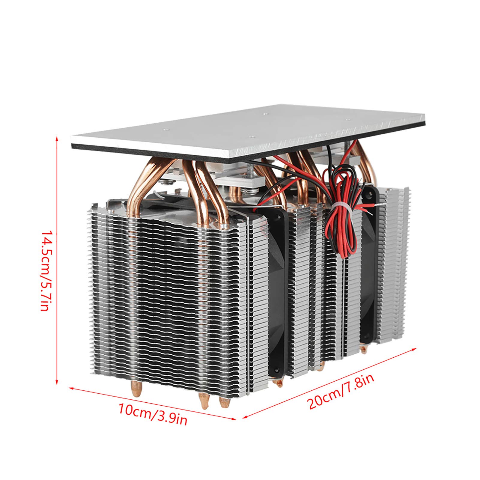 Semiconductor Refrigeration, 12V 240W 2 12710 XD-6038 Electronic Semiconductor DIY Refrigerator Cooler Cooling System Kit for Refrigerator Heat Dissipation on Fridge.com