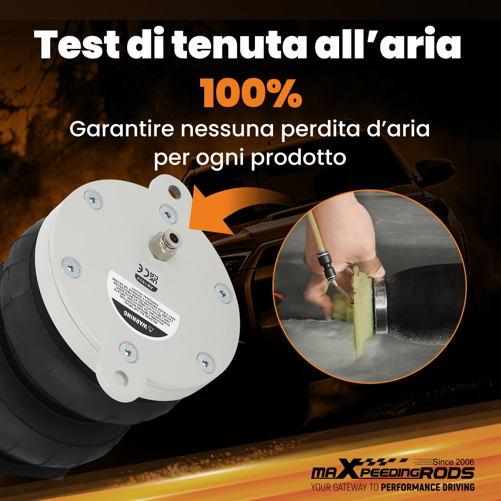 maXpeedingrods 2 sospensioni pneumatiche Z6 per Fiat Ducato 230/244/250 camper 1994