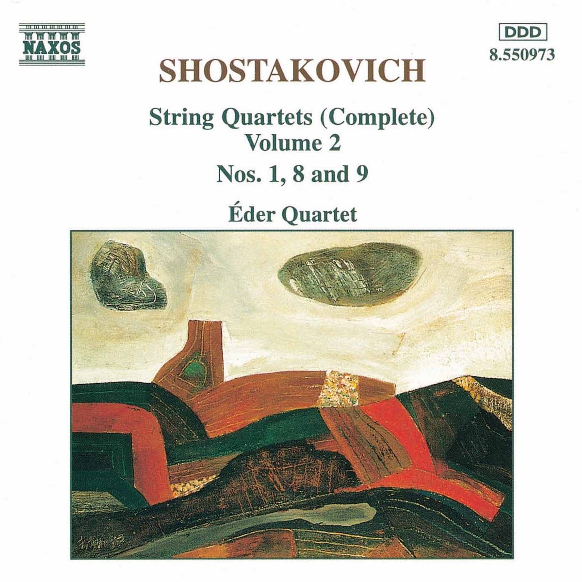 SHOSTAKOVICH: String Quartets Nos 1, 8 and 9