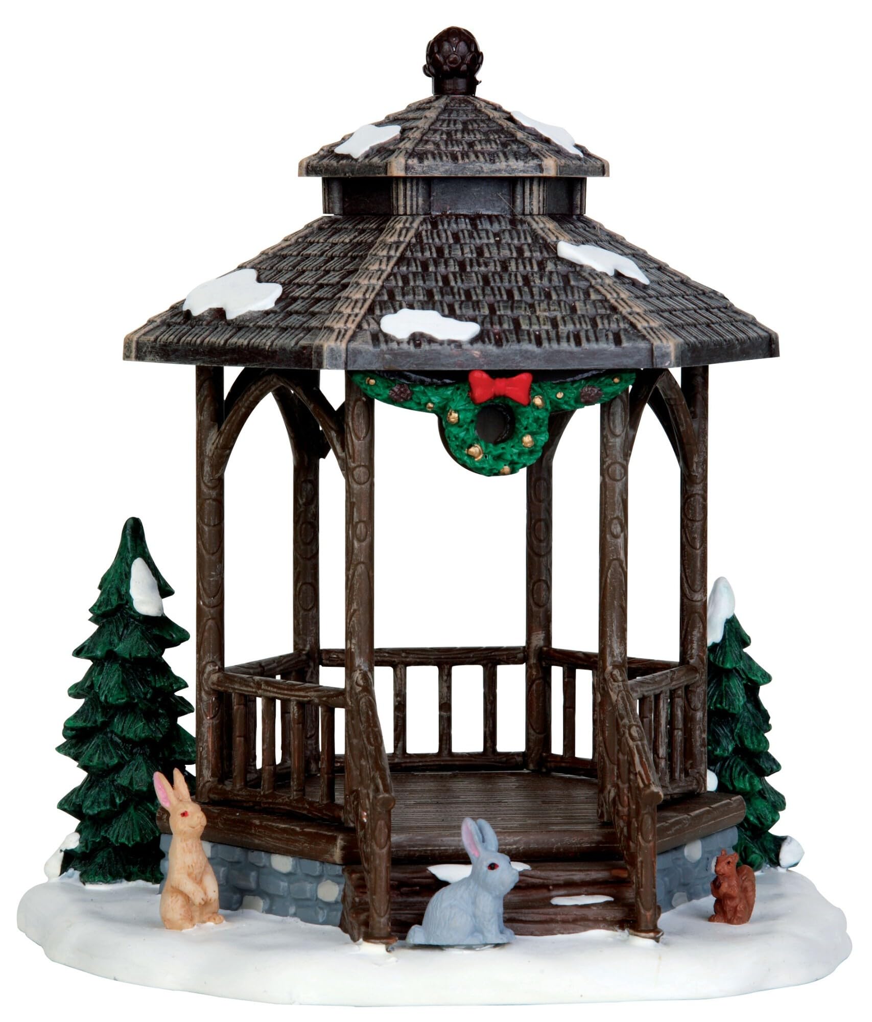 Village Collection Christmas Winter Gazebo - 43084