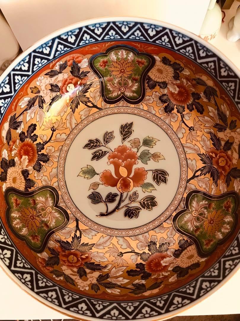 大皿 世那大平 其泉 極錦金彩古伊万里 有田焼 年製 深皿 深