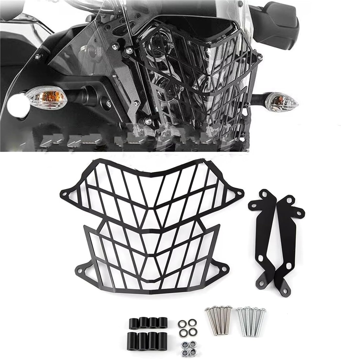 オートバイのヘッドライトグリル に適合するテネレ 700 に適合するテネレ 700 に適合するテネレ 700 ヘッドライトプロテクタ