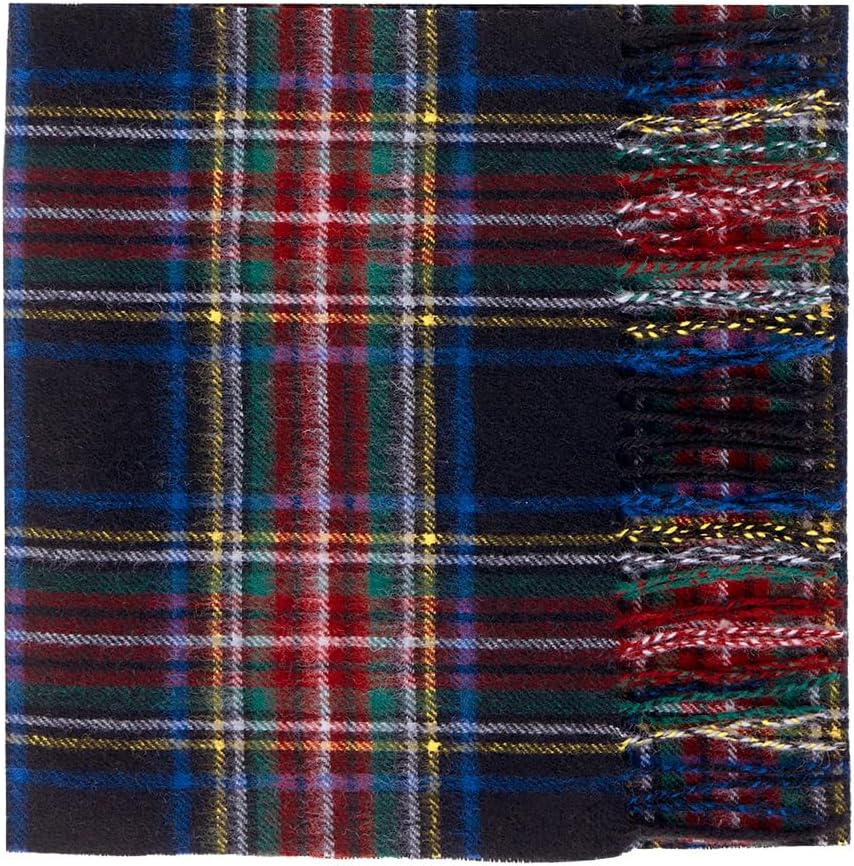 Oxfords Cashmere 100% Lambswool Tartan Plaid Scarf