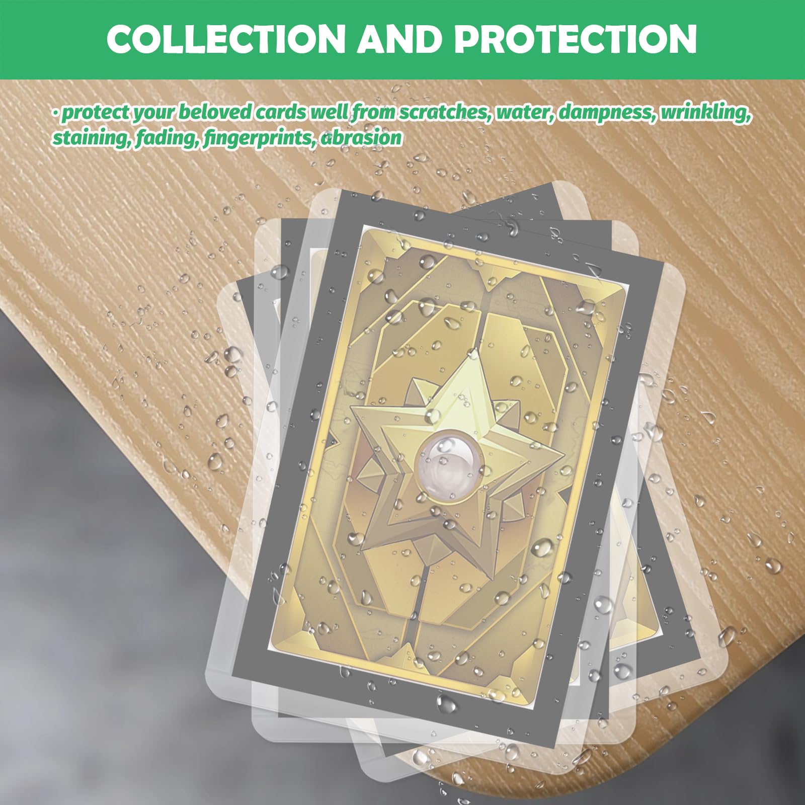 Yauhar 100Pcs 3"x4" Hard Protective Card Sleeves Holder - Image 4
