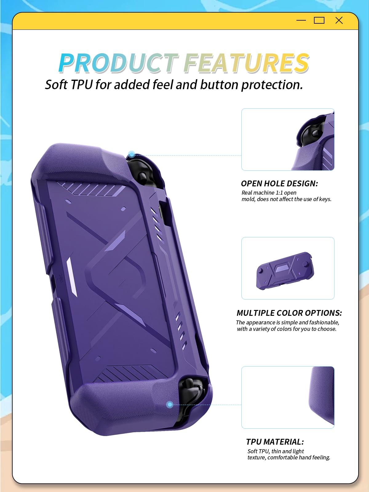Cover per Nintendo Switch 2, custodia morbida in TPU e guscio rigido in PC per Switch2 con stile Mecha, protezione completa e design integrato, viola