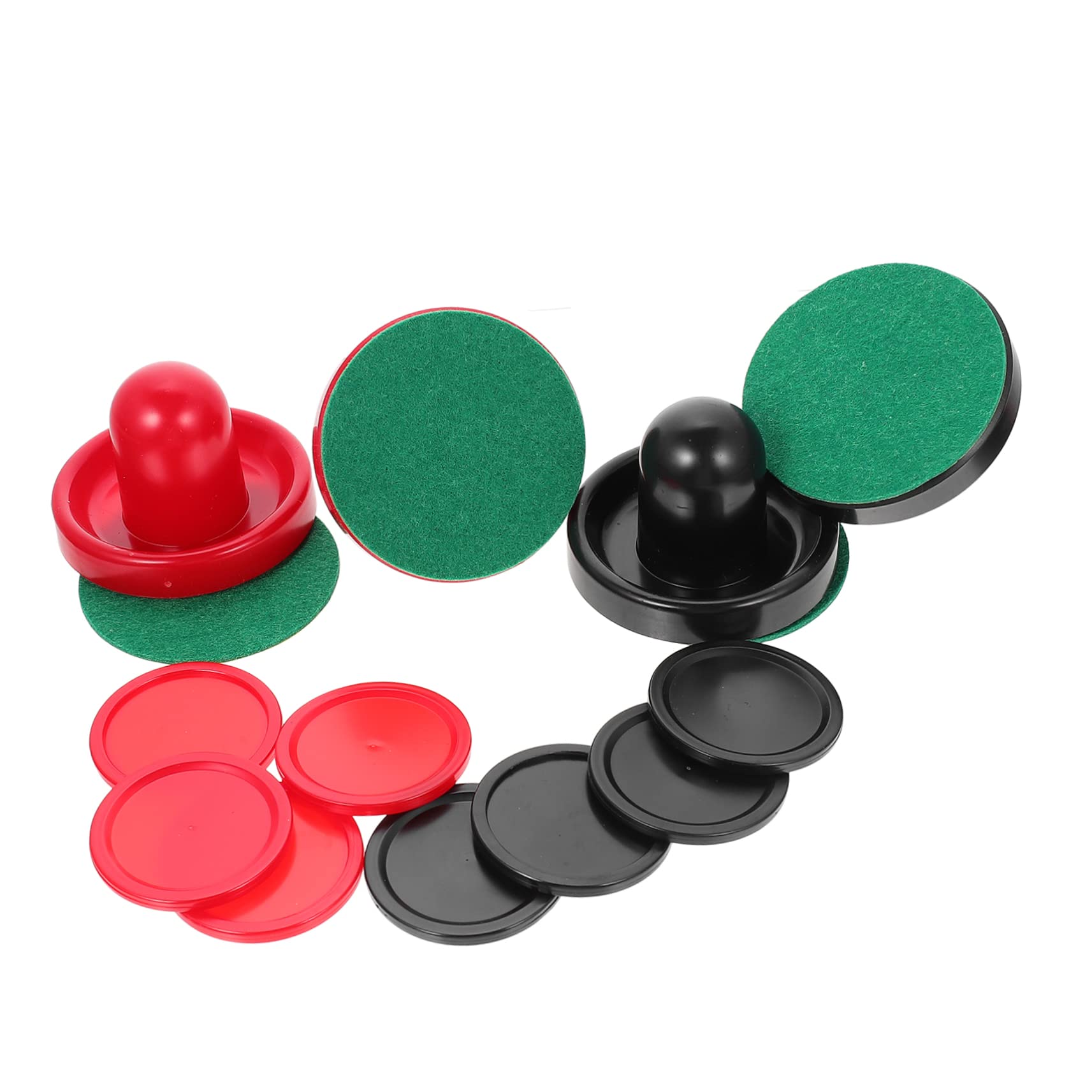 VANZACK 1 Set Air Hockey Paddle Replacement Accessories for Game Tables Includes and for Indoor Hockey Games and Family Fun Random Color