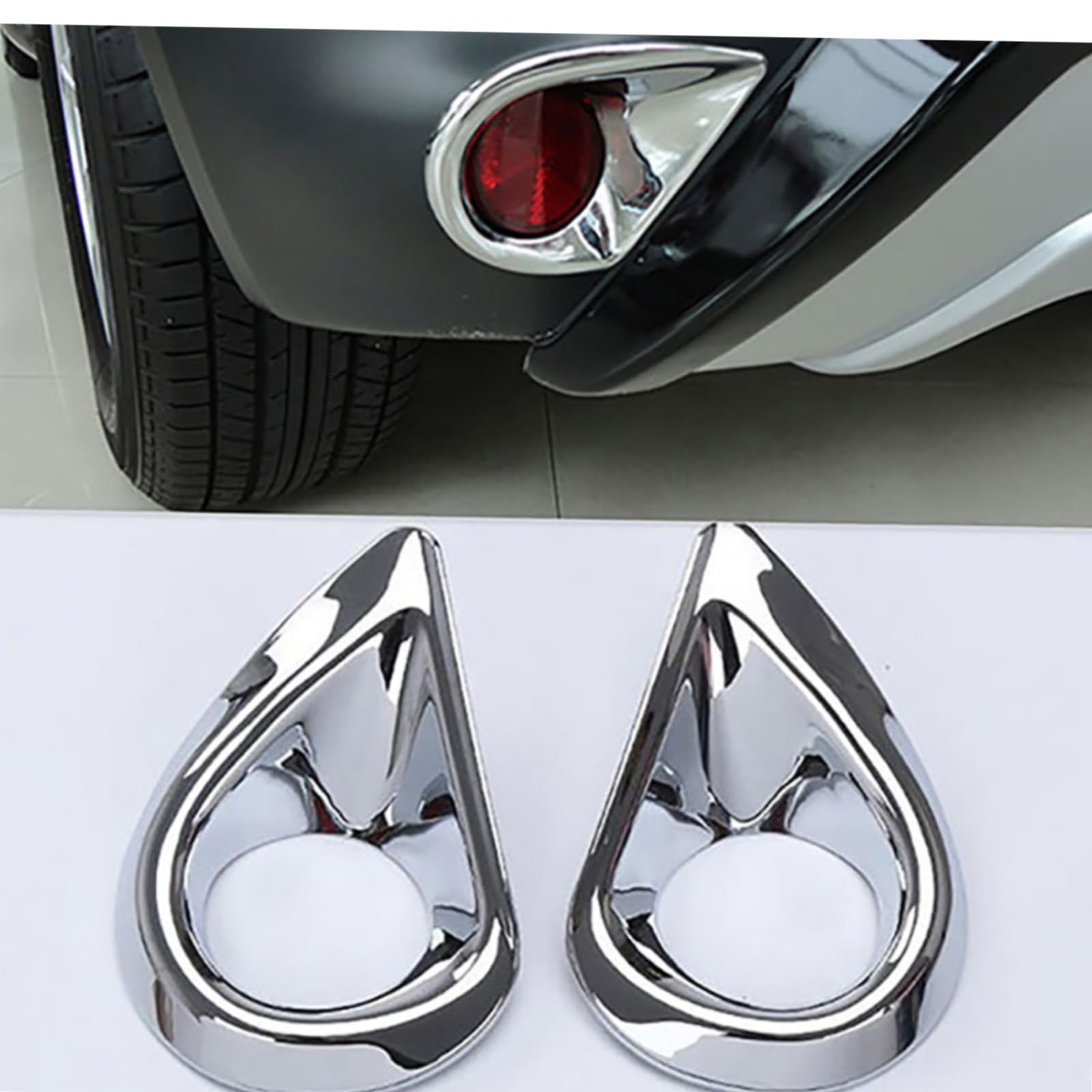 Autocollant de phare antibrouillard arrière Mitsubishi ASX 2013-2016 contre rayures pare-chocs