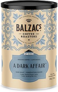 Balzac's Coffee Roasters - Ground Coffee | 300G, 10OZ. (A Dark Affair, Pack of 1)