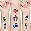 PJ Stickers Party Supplies Favors Gift for Kids, 16 Sheets Temporary Tattoos Skin Stickers, Birthday Decorations for Boys Gir