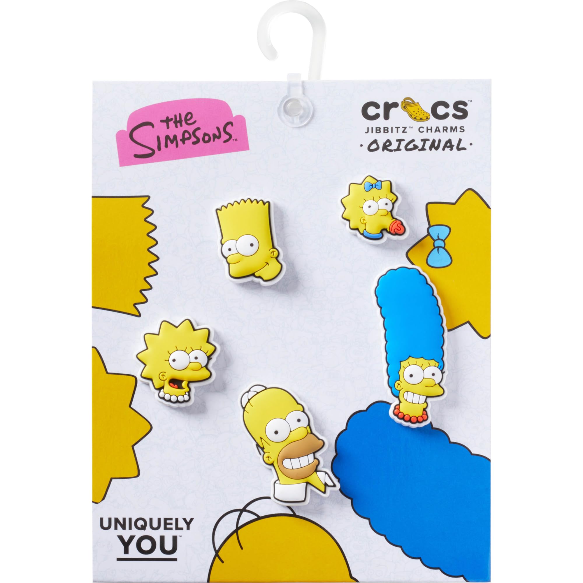 Crocs Los Simpsons 5 dijes unisex para zapatos multicolor