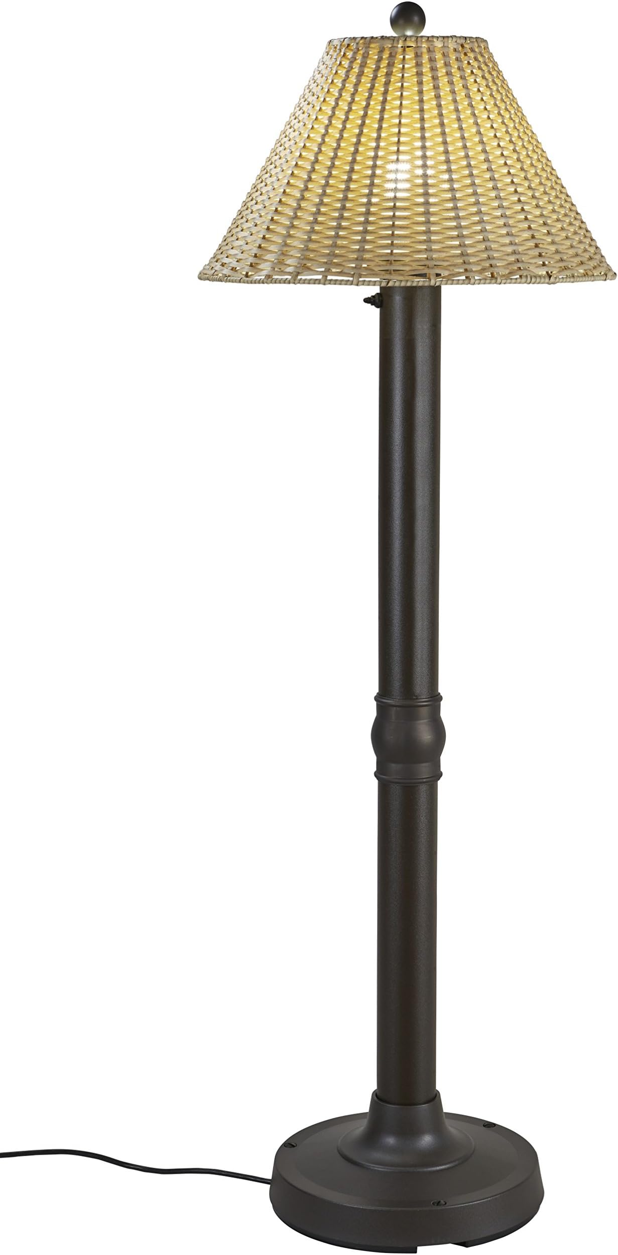 Patio Living Concepts 19207 Tahiti Outdoor Floor Lamp with 3" Tubular Body, 60"