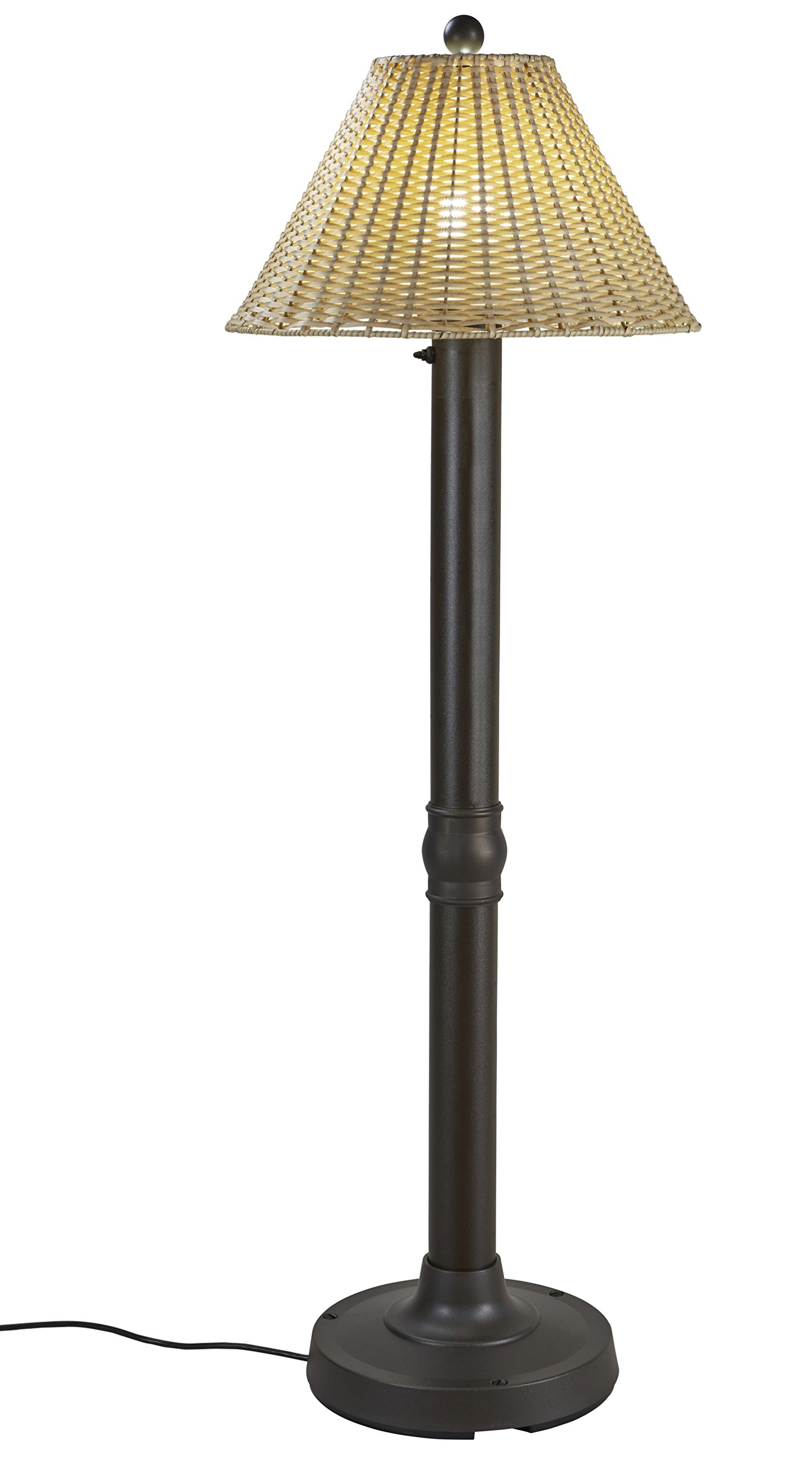 Patio Living Concepts19207 Tahiti Outdoor Floor Lamp with 3" Tubular Body, 60"