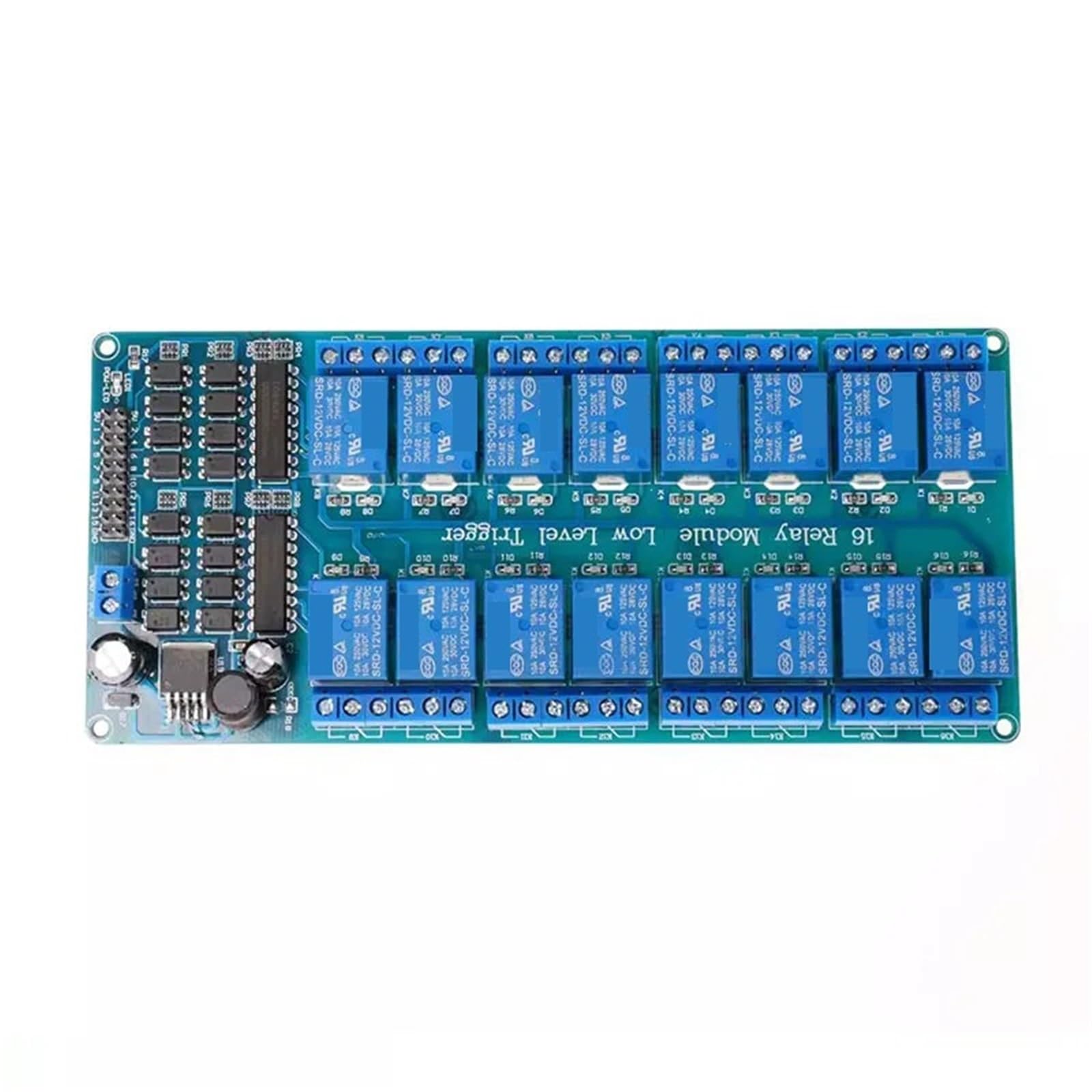 Modulo relè 5V 12V 24V con uscita relè optoaccoppiatore Modulo relè a 16 vie(12V 16Way)