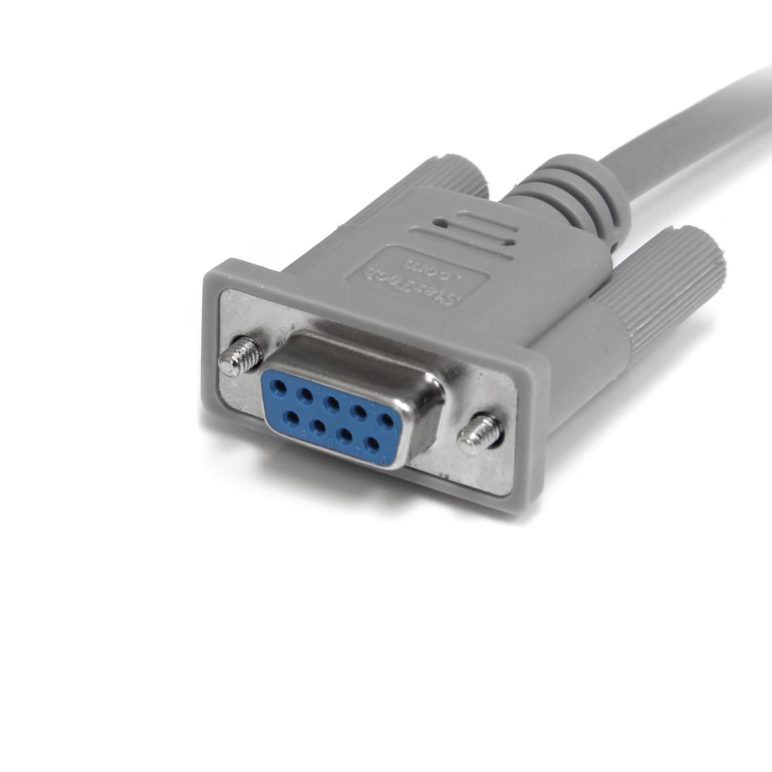 StarTech.com 10 ft DB9 RS232 Serial Null Modem Cable F/M - Null Modem Cable - DB-9 (M) to DB-9 (F) - 10 ft - SCNM9FM Gray (Pack of 4)