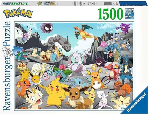 Ravensburger Pokemon Classics - Rompecabezas de 1500 piezas para adultos y niños a partir de 12 años