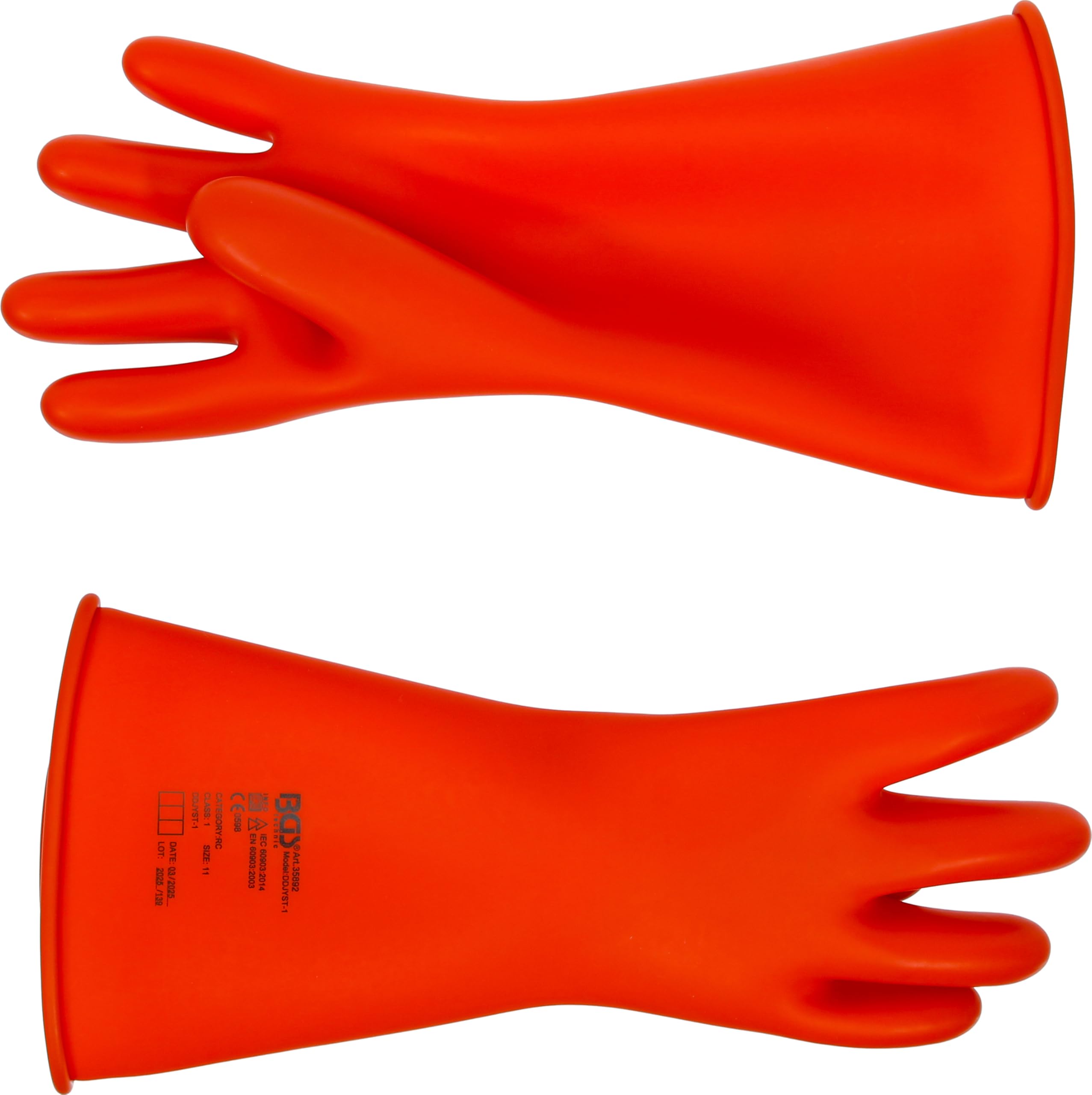 BGS 35892 | Gants de protection pour électricien | avec isolation de protection en latex naturel | taille 11 (XXL)