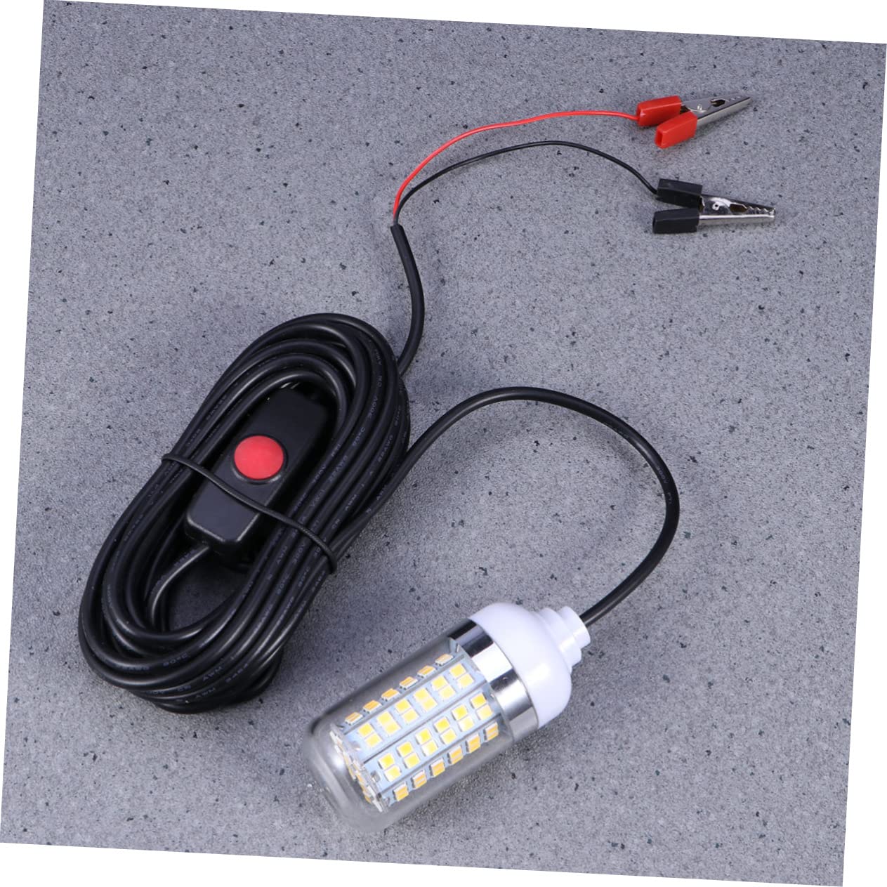 BESPORTBLE 2pcs 108 108 Led Squid Fishing Light Underwater Fish Attractor 12/24v Dc Marine Light for Boats Kayaks Canoes