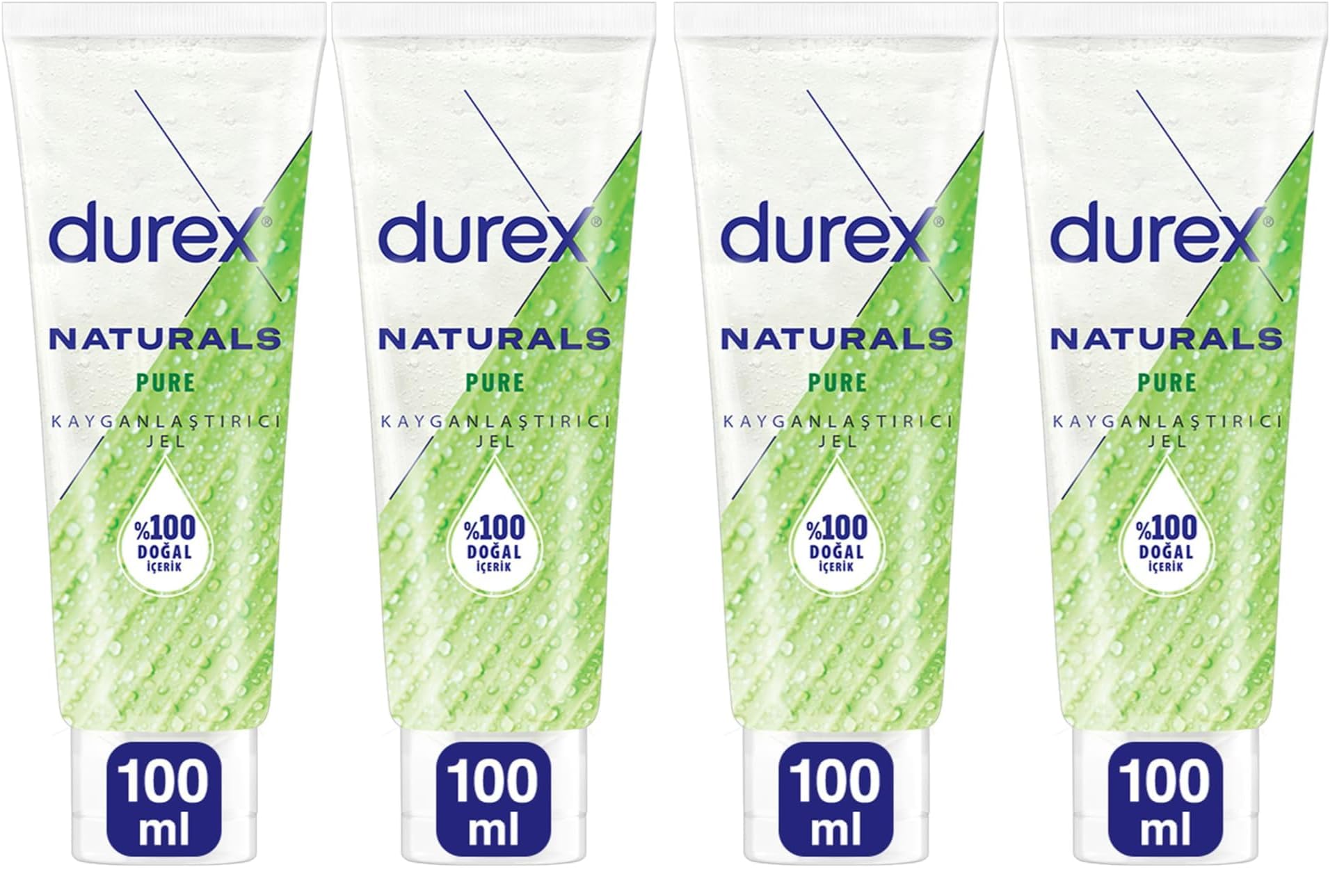 Durex Naturals Pure Kayganlaştırıcı Jel (2 x 100 ml) (2 paketi)