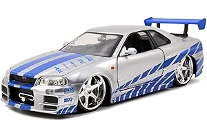 Jada Toys: Rápido y Furioso Nissan Skyline R34 Coleccionable de Brian