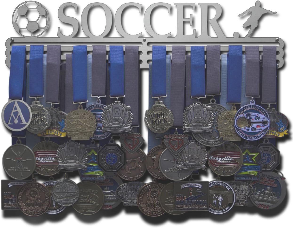 Allied Medal Hangers - Soccer - Male Figure - Multiple Variations Offered!
