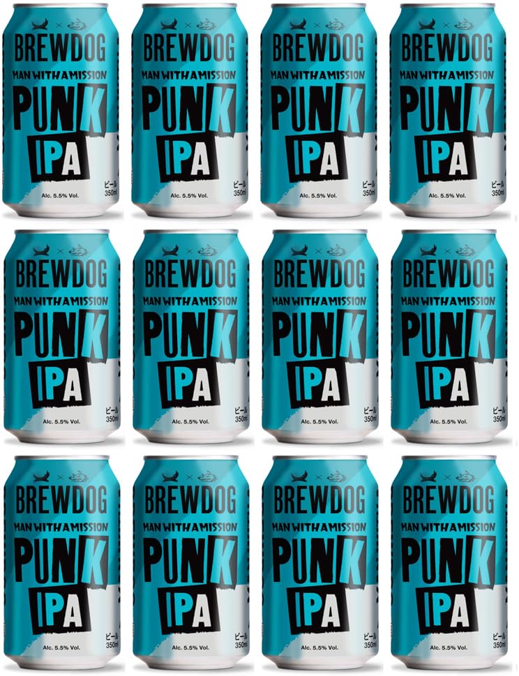 Amazon.co.jp: ブリュードッグ パンクIPA MWAMデザイン缶【350ml缶×12