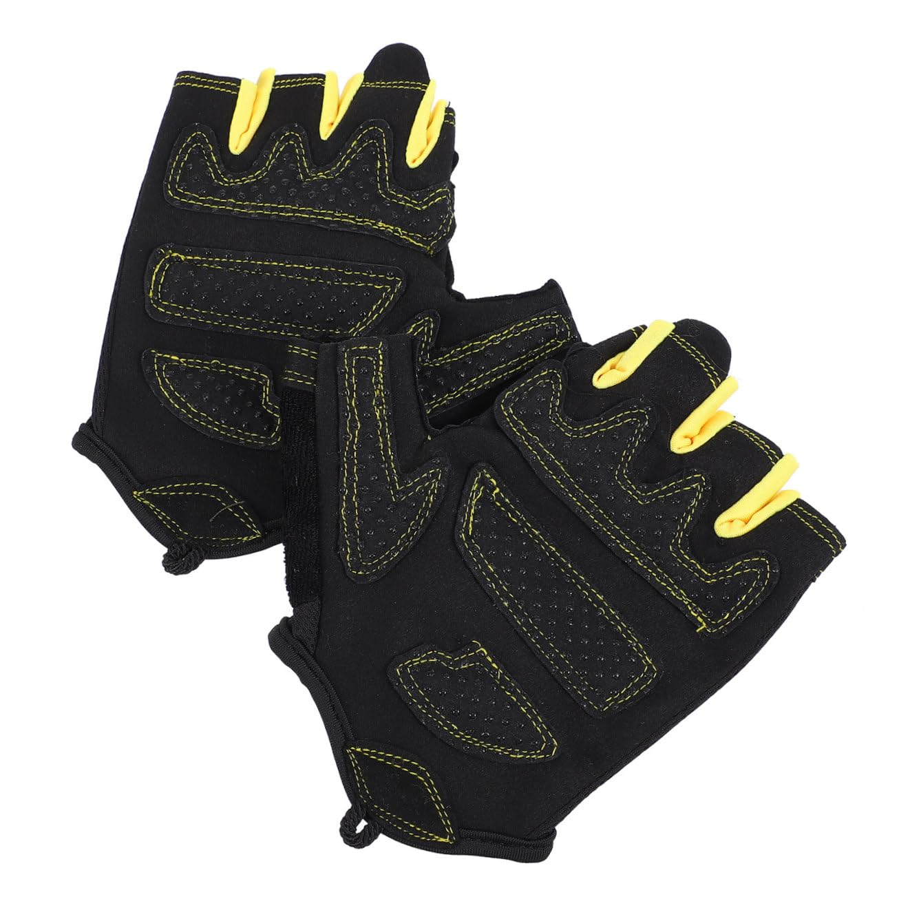 PACKOVE 3paia Guanti Da Attività Outdoor Antiscivolo Traspiranti Per Ciclismo Regolabili e Resistenti Per Fitness e Sport Estivi