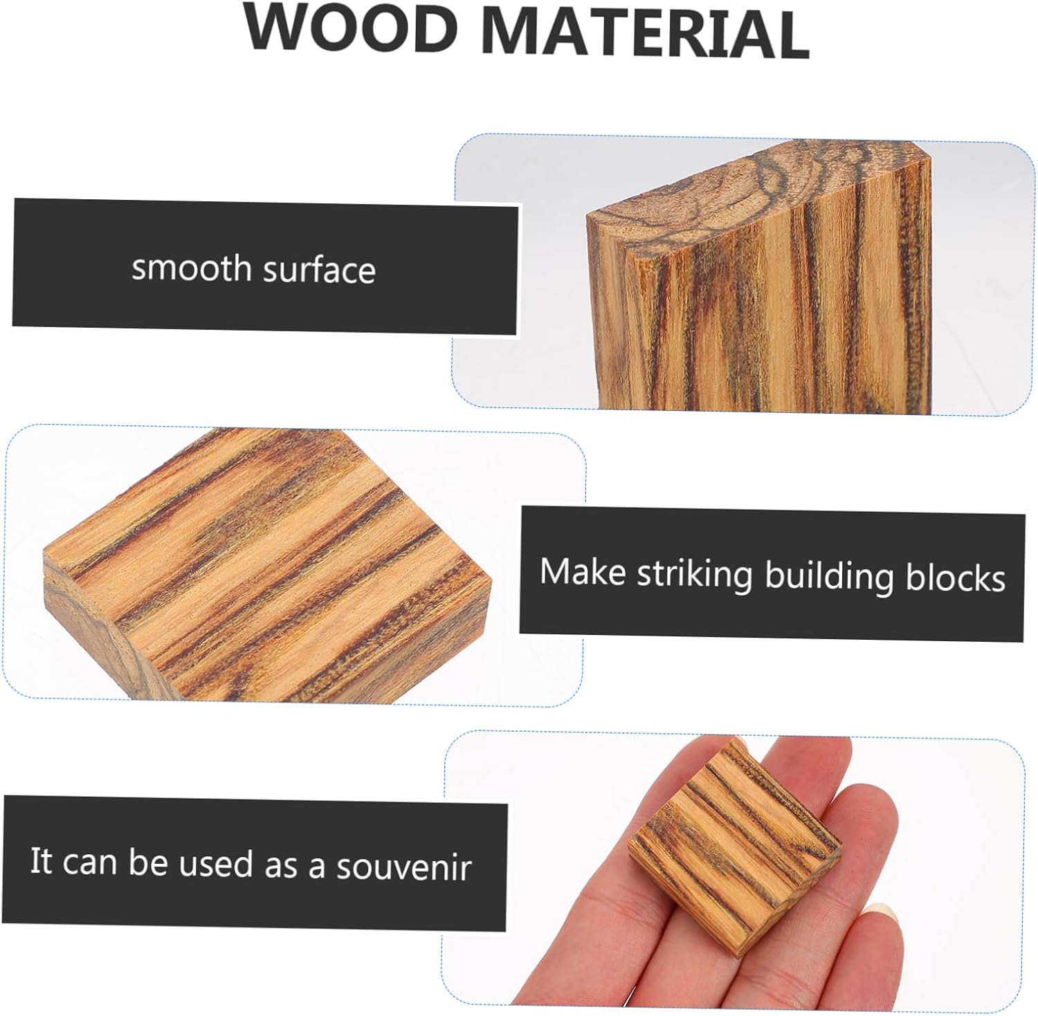 EXCEART 72 Pcs Unfinished Wooden Ring Blanks for Jewelry Making DIY Craft Blocks 1.18 Inch Smooth Surface Wood Material for Classroom Projects and Creative Art Supplies