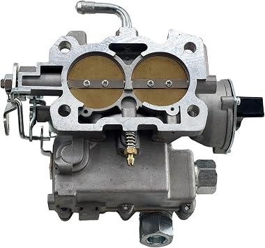 3310-804622R1 3310-86448A1 Marine Carburetor Replacement for Rochester 2 Barrel Mercarb Carburetor V8 5.0L 305 5.7L 350 Mercruiser Engine with Electric Choke (Sliver)