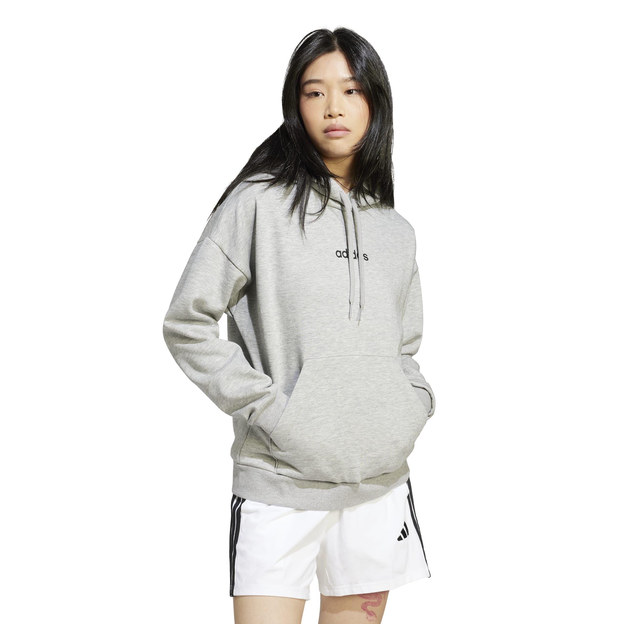 adidas Essentials Linear Hoodie Sudadera con Capucha Mujer (Pack de 1)
