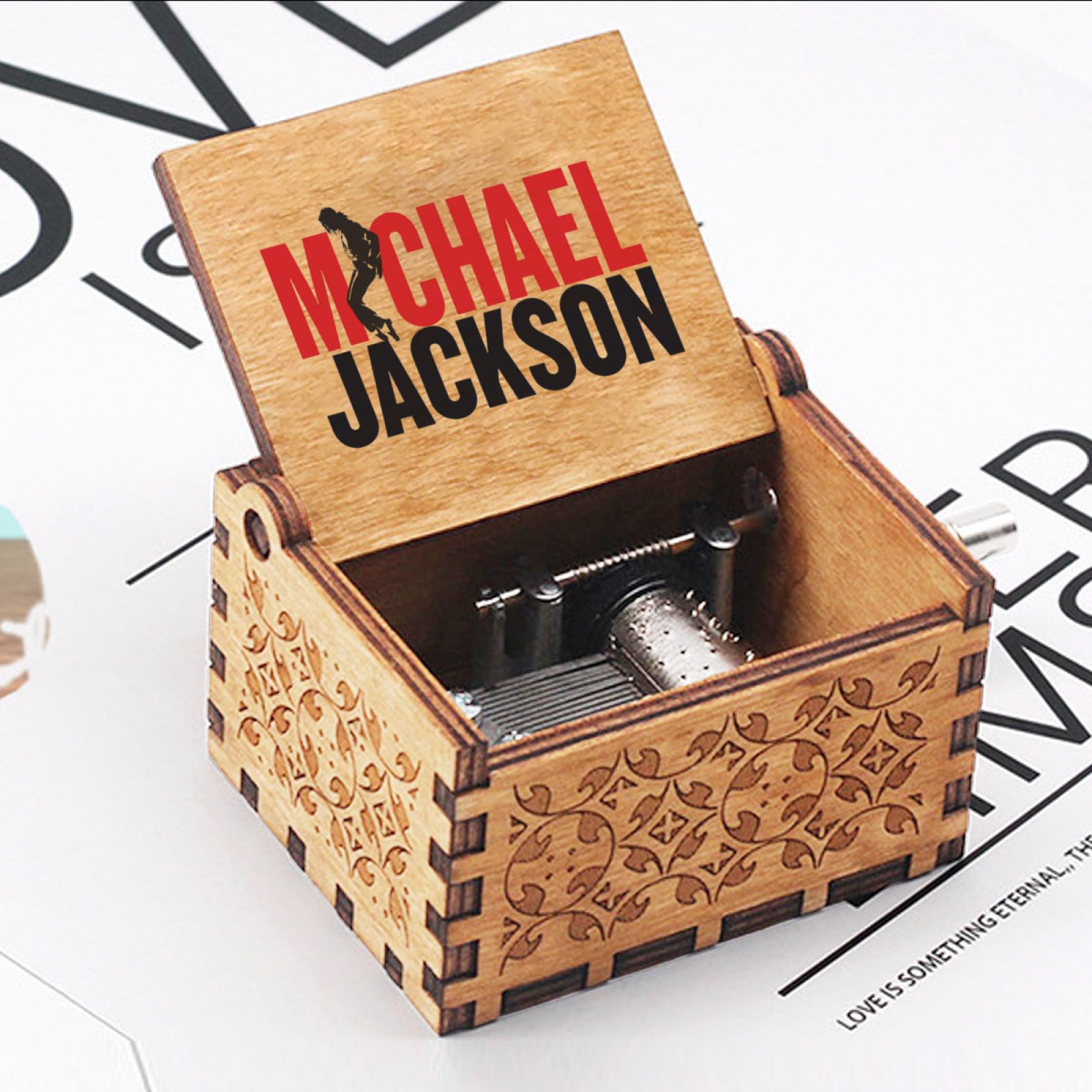 Amazon.co.jp: マイケル ジャクソン オルゴール 木製 Music Box
