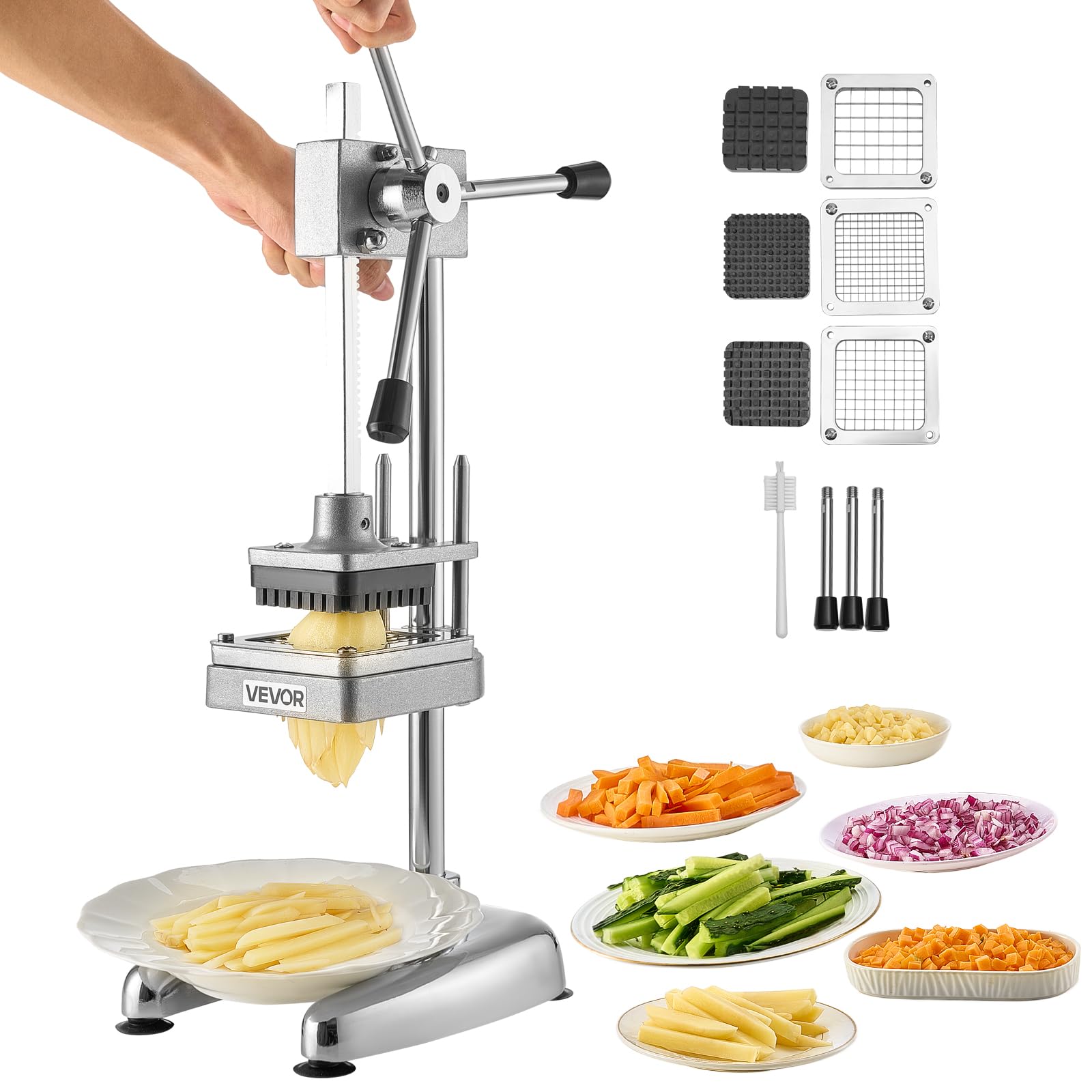 VEVOR Commercial French Fry Cutter 3-blade